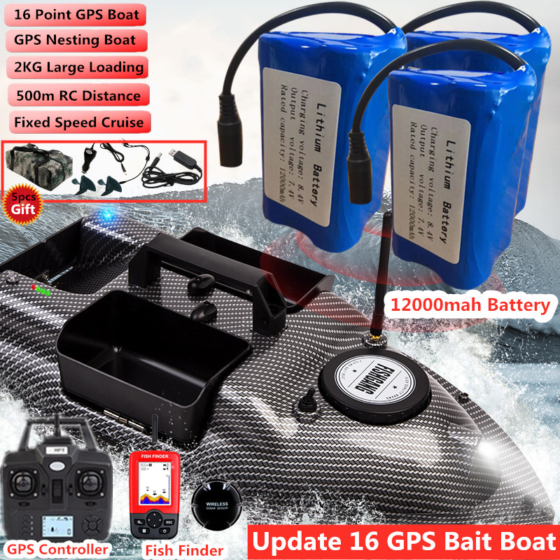 Bateau d'appât de pêche RC, cr - Fishing Boat Gps avis et prix