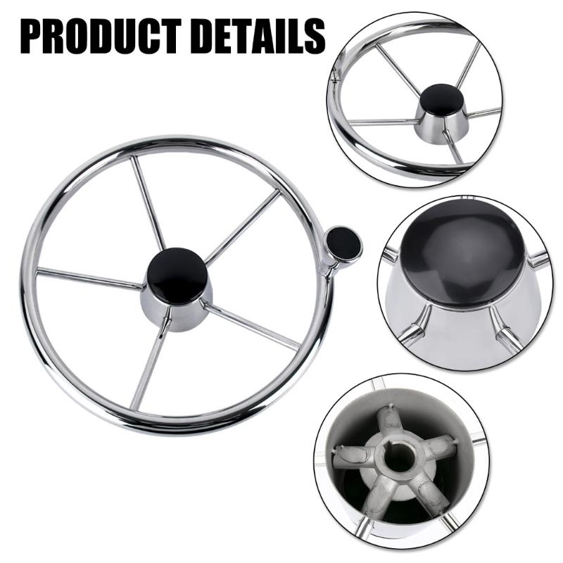 Volant bateau marin avec poign - Fishing Boat Steering Wheel avis et prix